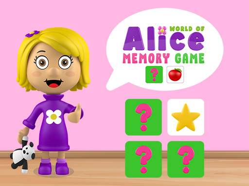 Alice Dünyası Hafıza Oyunu