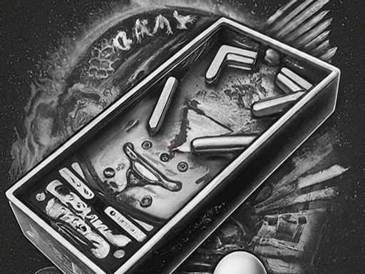 Pinball Siyah Beyaz Oyunu