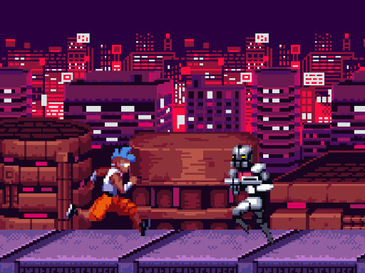 Sonsuz Cyberpunk Koşu Oyunu