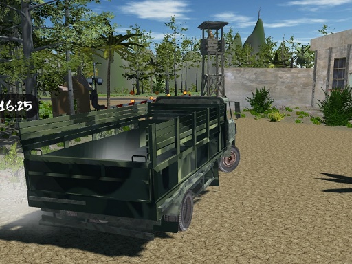 Offroad Kamyon Ordu Sürüş Oyunu
