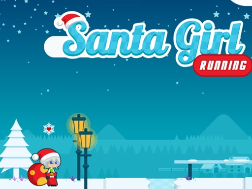 Noel Baba Kız Koşu Oyunu