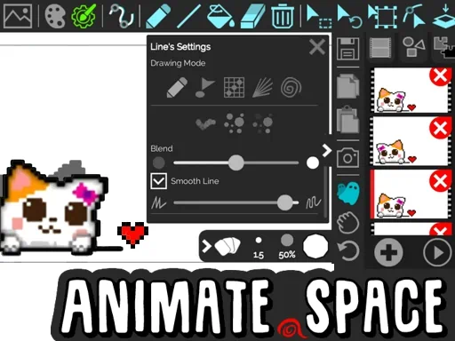 Animate.space: Animasyonlu GIF Oluştur! Oyunu kapak resmi