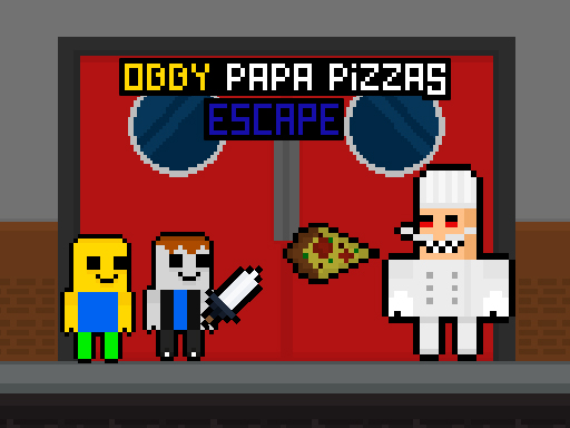 Obby Papa Pizzas Kaçış Oyunu
