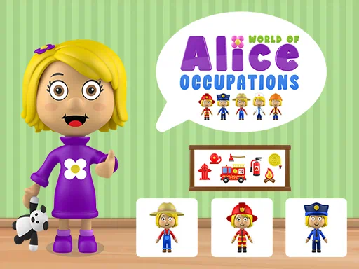 Alice Dünyası Meslekler Oyunu kapak resmi