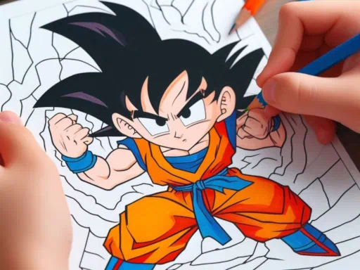 Anime Boyama Kitabı Oyunu