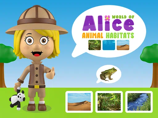 Alice Dünyası Hayvan Habitatı Oyunu cover image