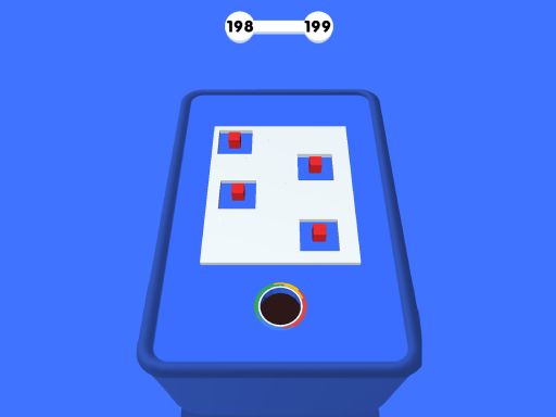 Hole 3D Renkli Blok Oyunu